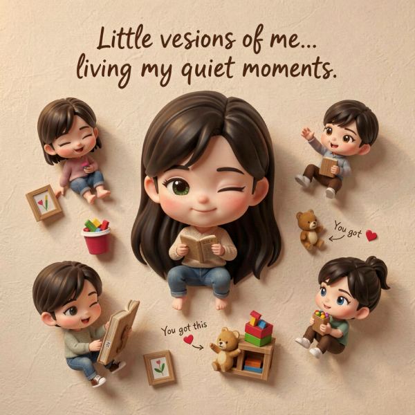 Mini "chibi 3D" versions of the same per